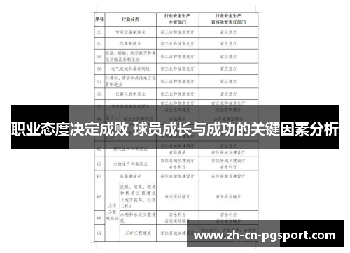 职业态度决定成败 球员成长与成功的关键因素分析