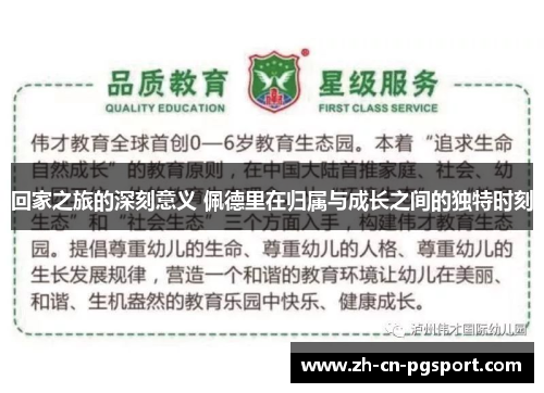 回家之旅的深刻意义 佩德里在归属与成长之间的独特时刻